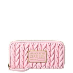 Versace Jeans Couture Logo Zip Around Wallet, Pink